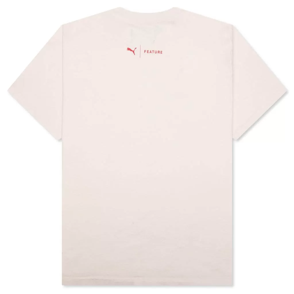 Puma x Feature Racing Tee - Cannoli Cream