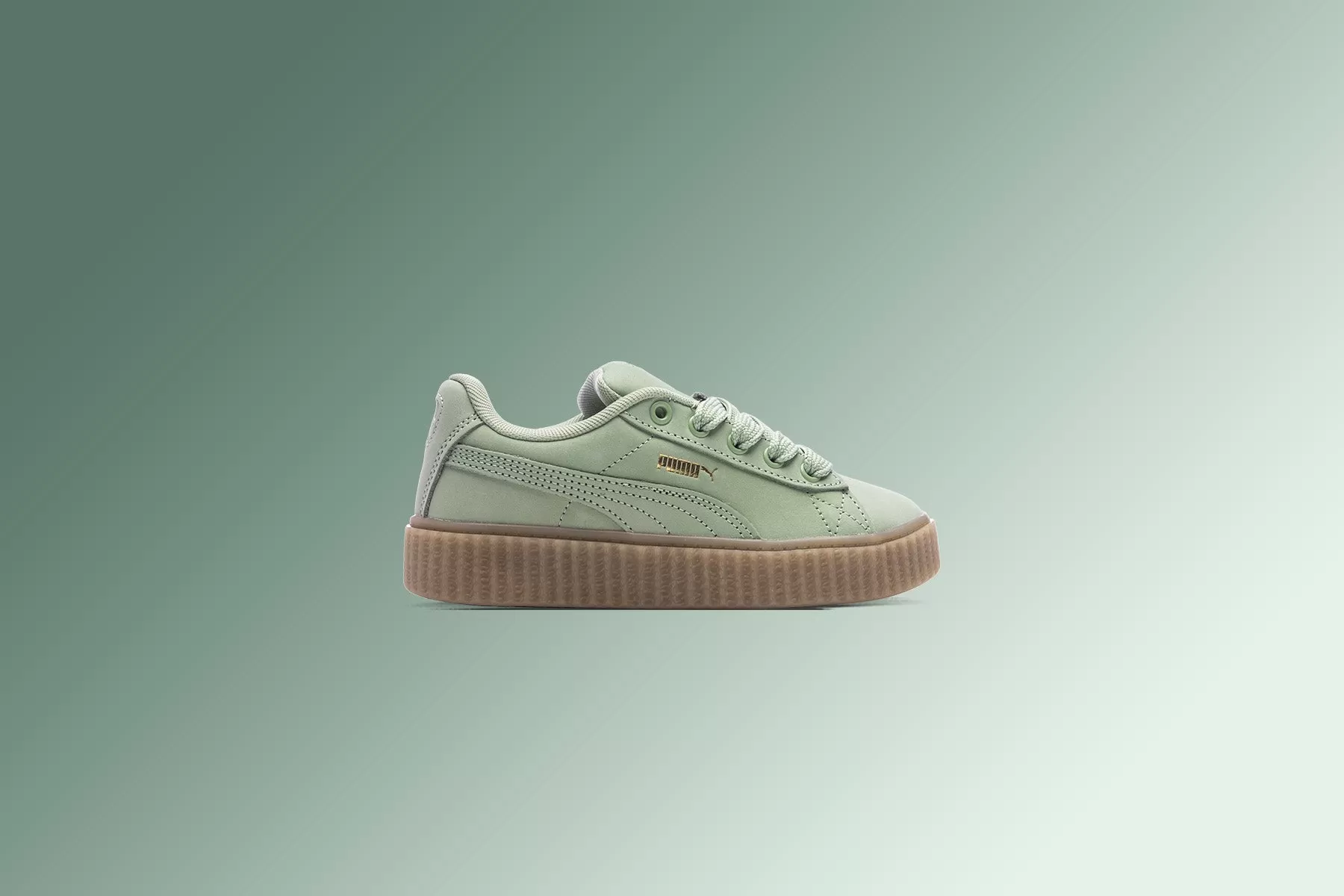 Puma x Fenty Creeper Phatty Nubuck (PS) - Green Fog