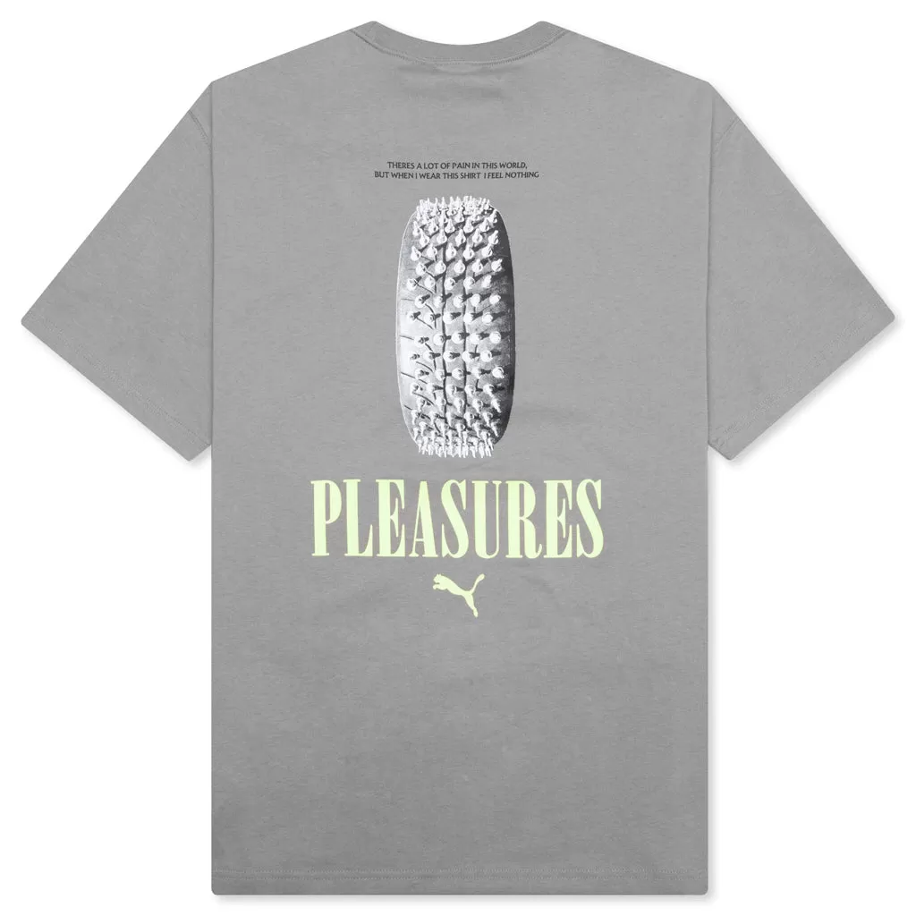 Puma x Pleasures Graphic Tee - Stormy Slate