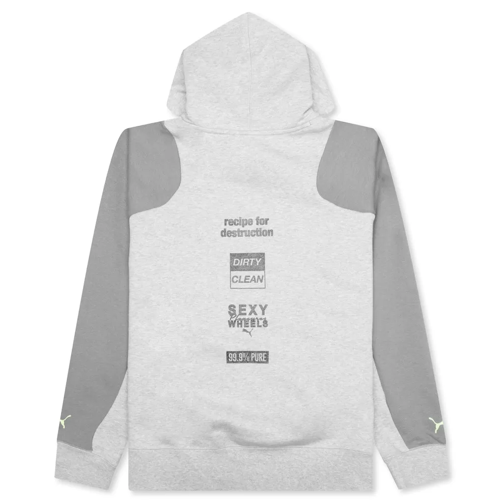 Puma x Pleasures Hoodie - Light Grey Heather