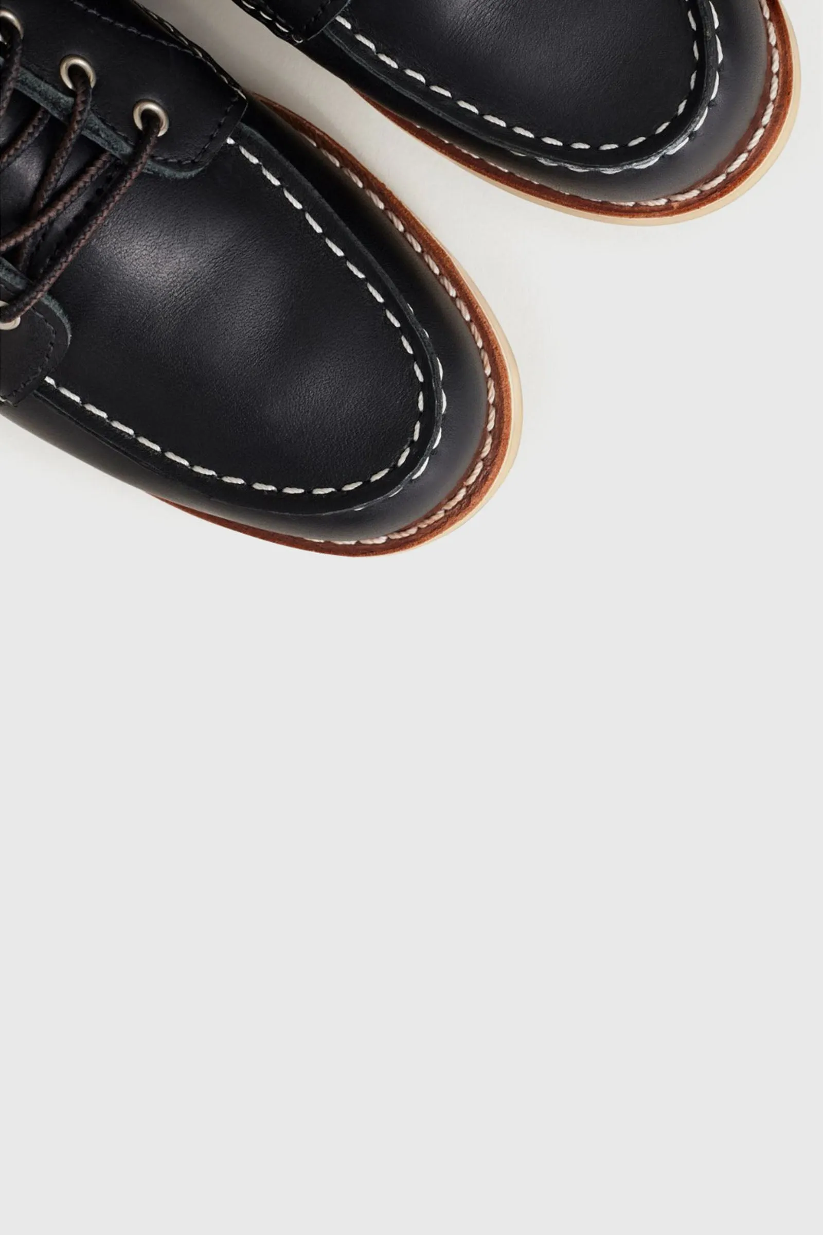 Red Wing Stivaletto 6-Inch Classic Moc in Pelle Nero