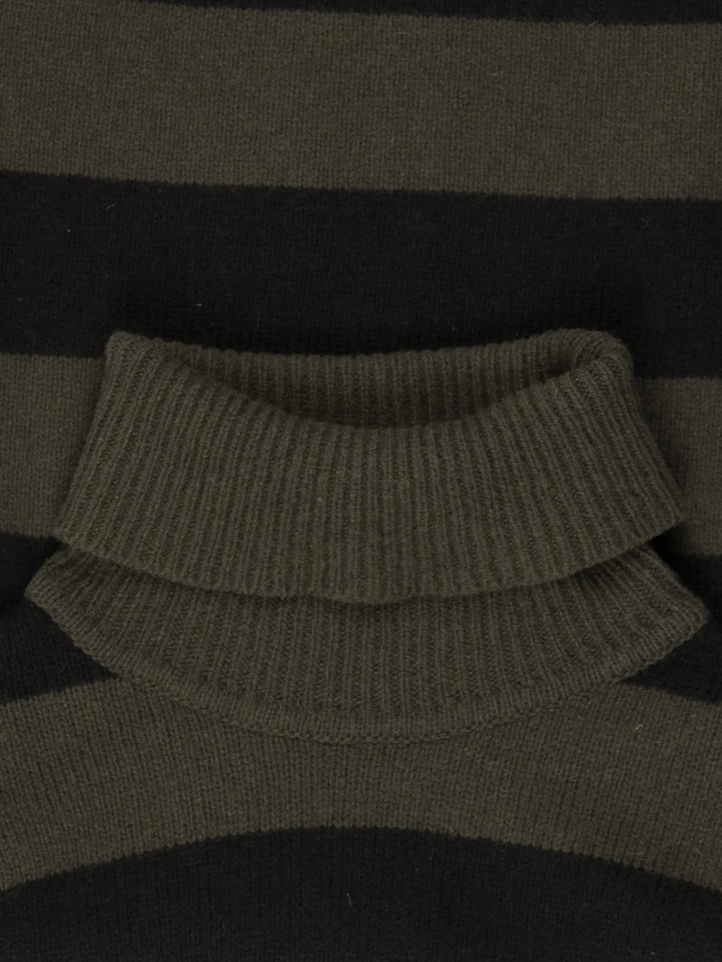 'RIOT! RIOT! RIOT!' Striped Turtleneck