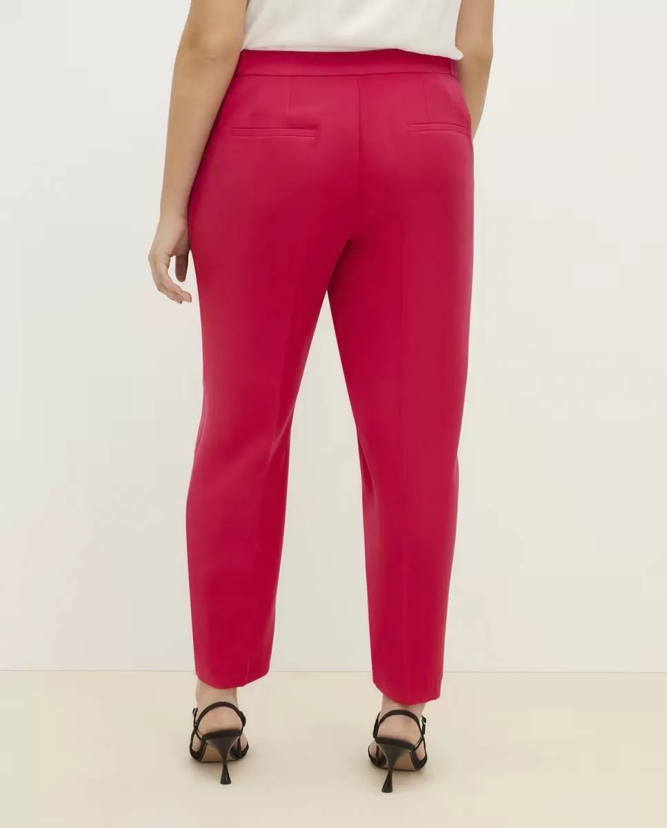 Rubber Skinny Suit Pants - Pink