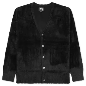 Shaggy Cardigan - Black