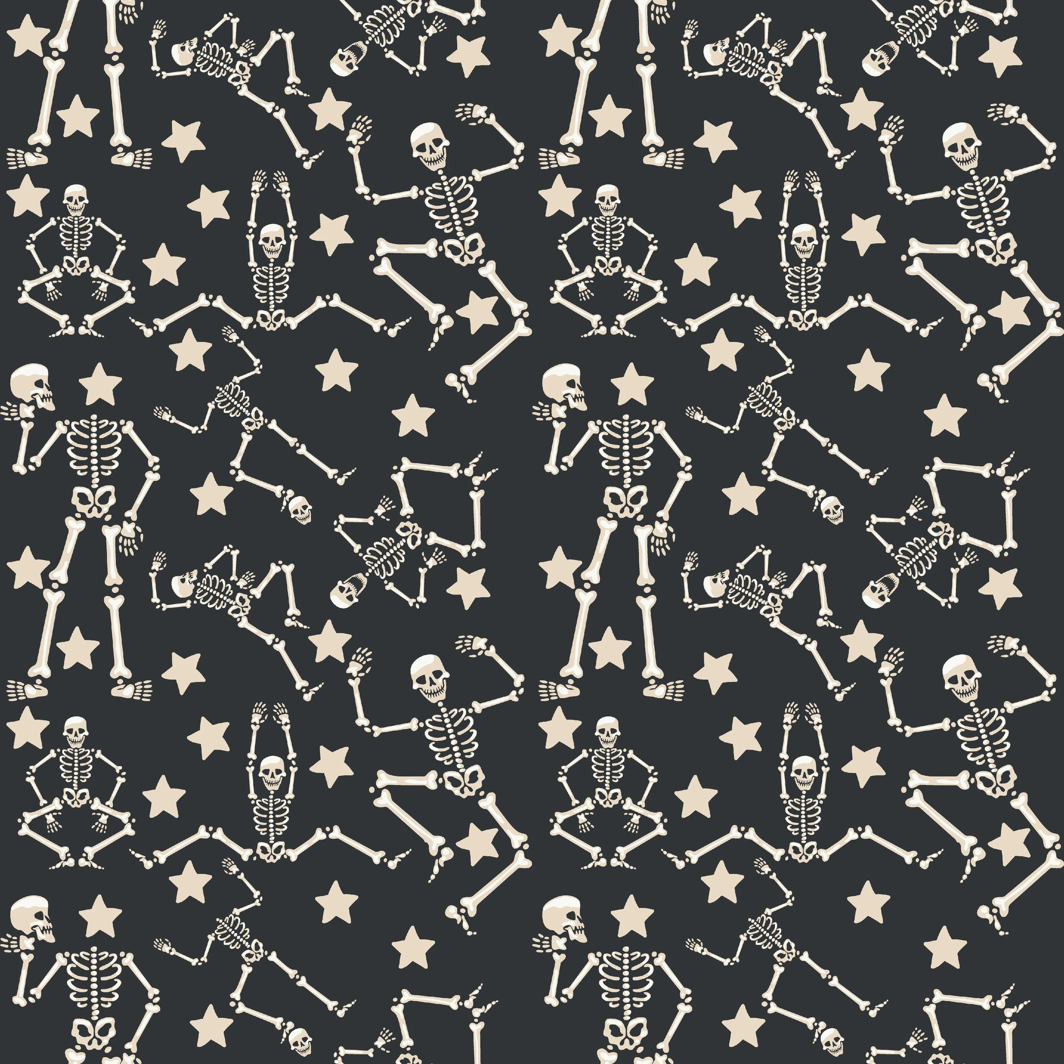 Skeleton Dance Swing Skirts with Pockets