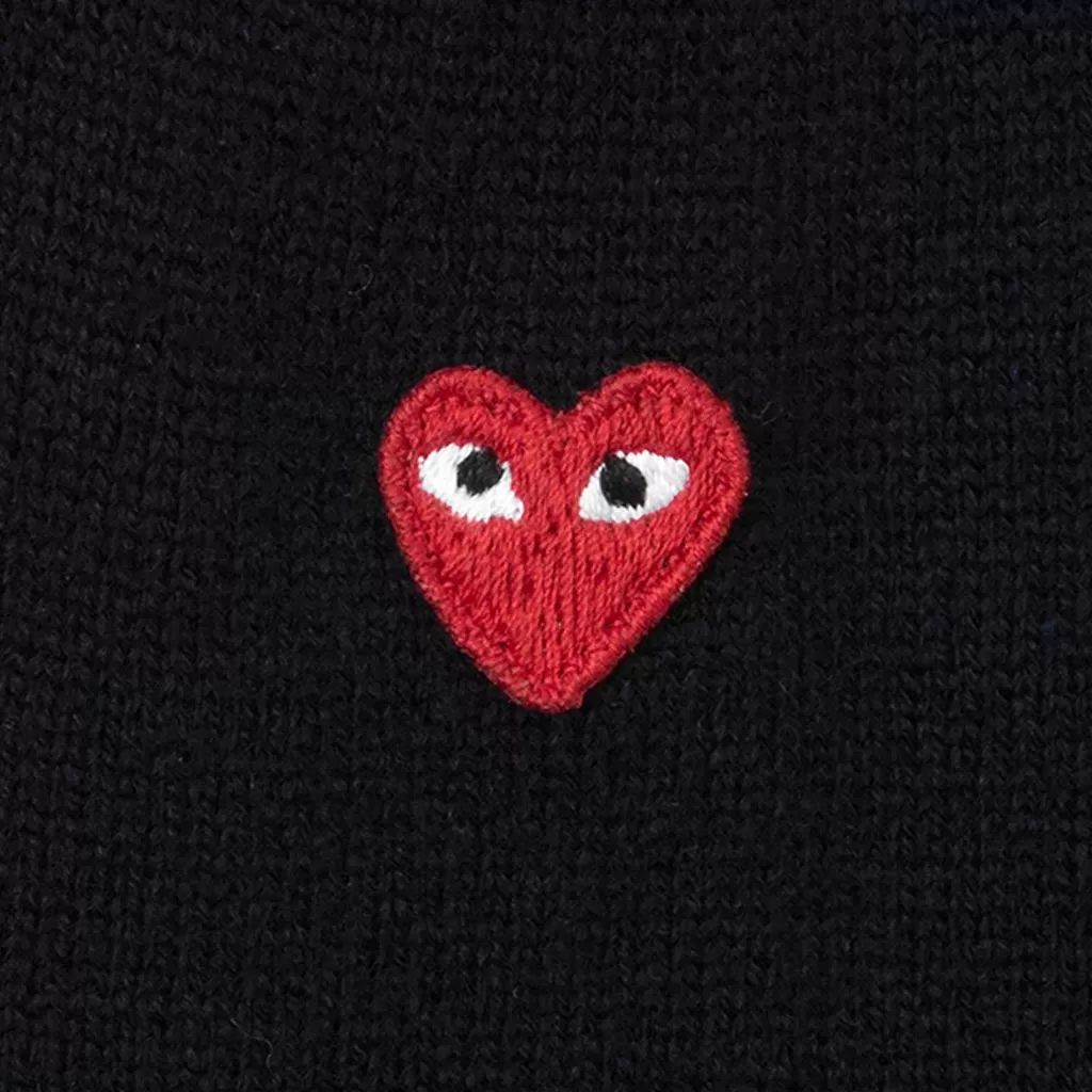 Small Heart Sweater - Navy