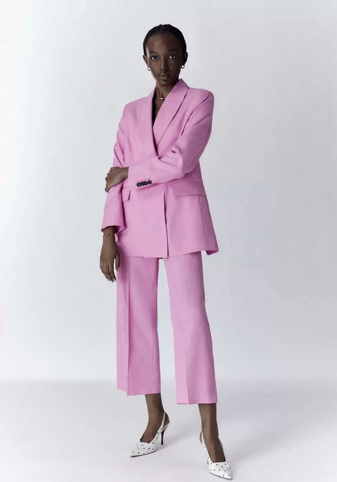 Suit Trousers - Pink