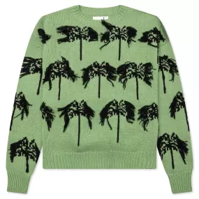 Sweater - Open Green