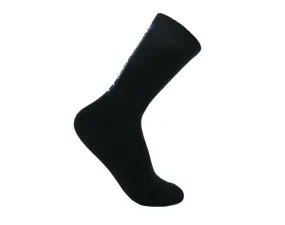 SX0104-008 | LOGO LONG SOCKS | BLACK