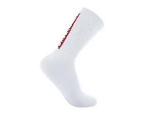 SX0104-100 | LOGO LONG SOCKS | WHITE