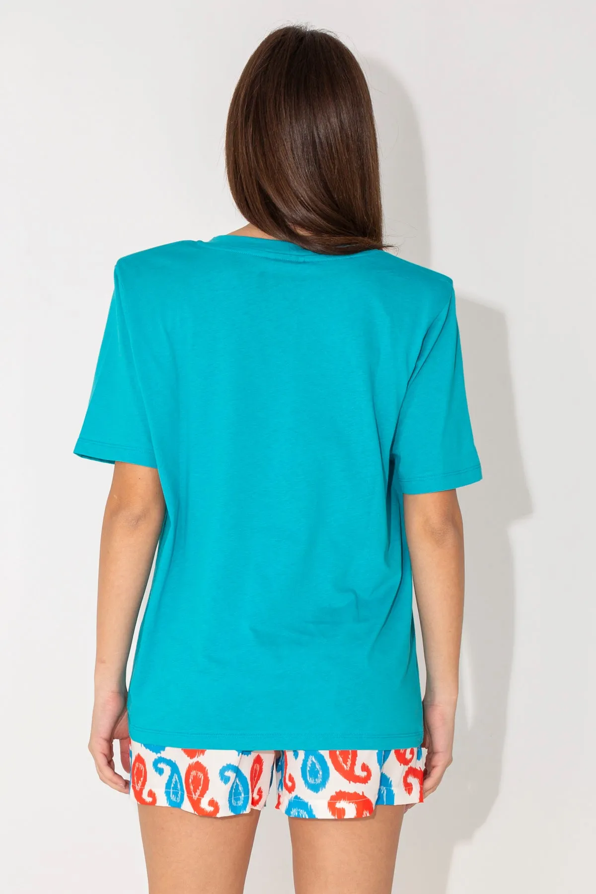 T-shirt con spalline interne