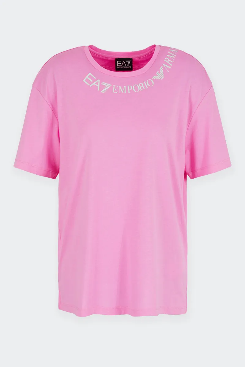 T-SHIRT MANICA CORTA REGULAR FIT ROSA