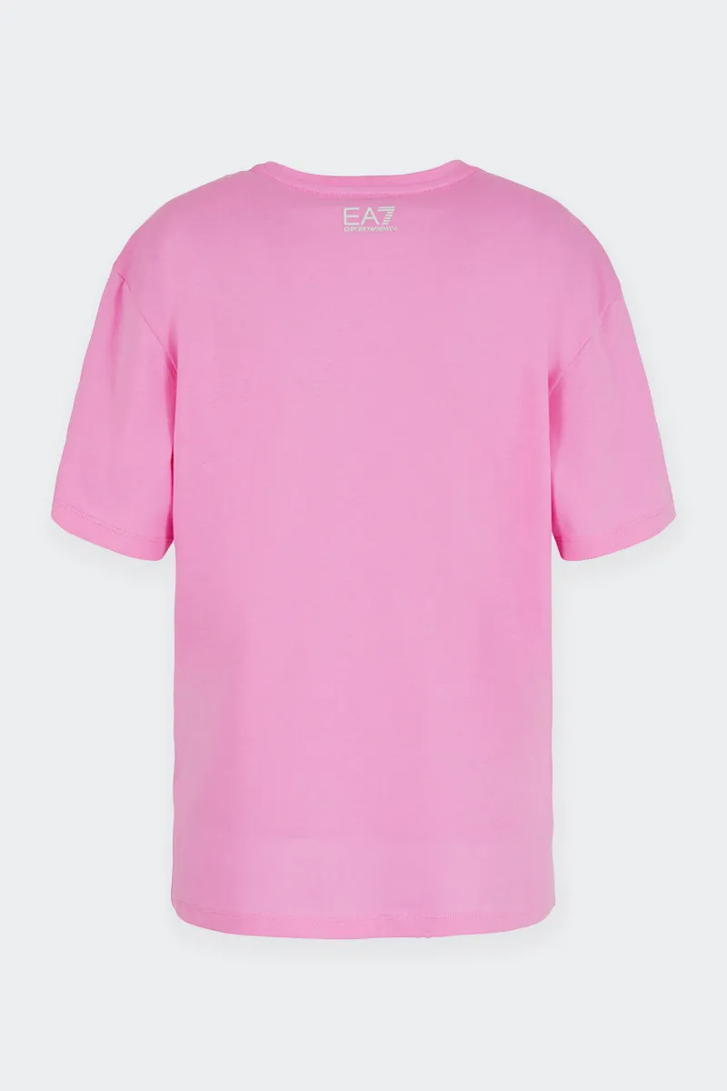 T-SHIRT MANICA CORTA REGULAR FIT ROSA