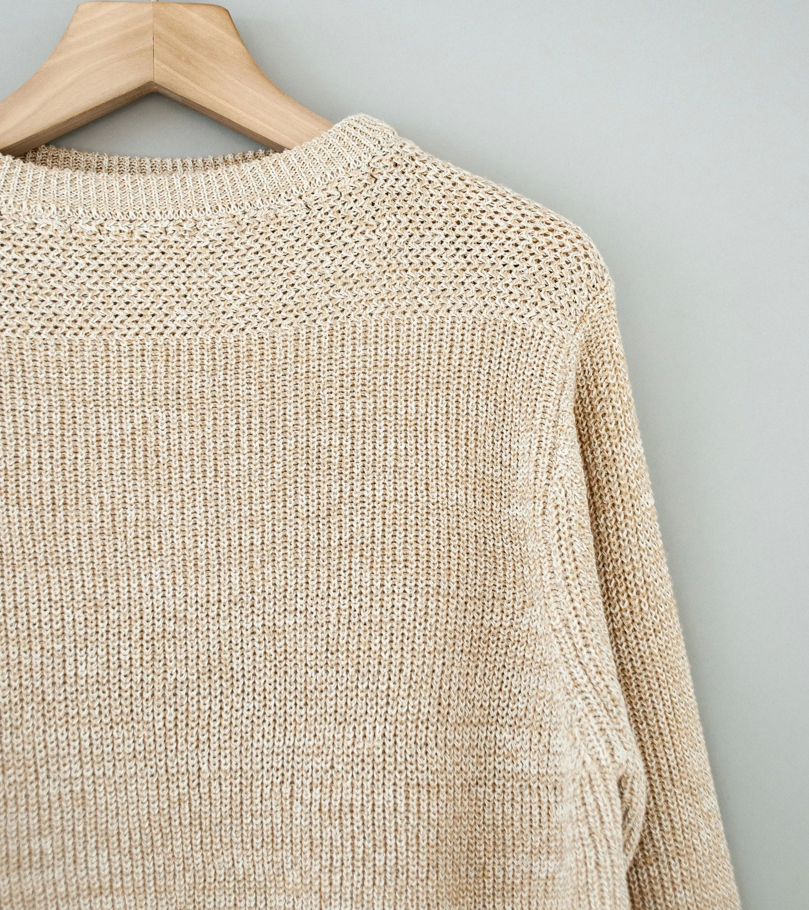 Taiga Takahashi 'Lot 515 A.R.C. Sweater' (Mix Beige)