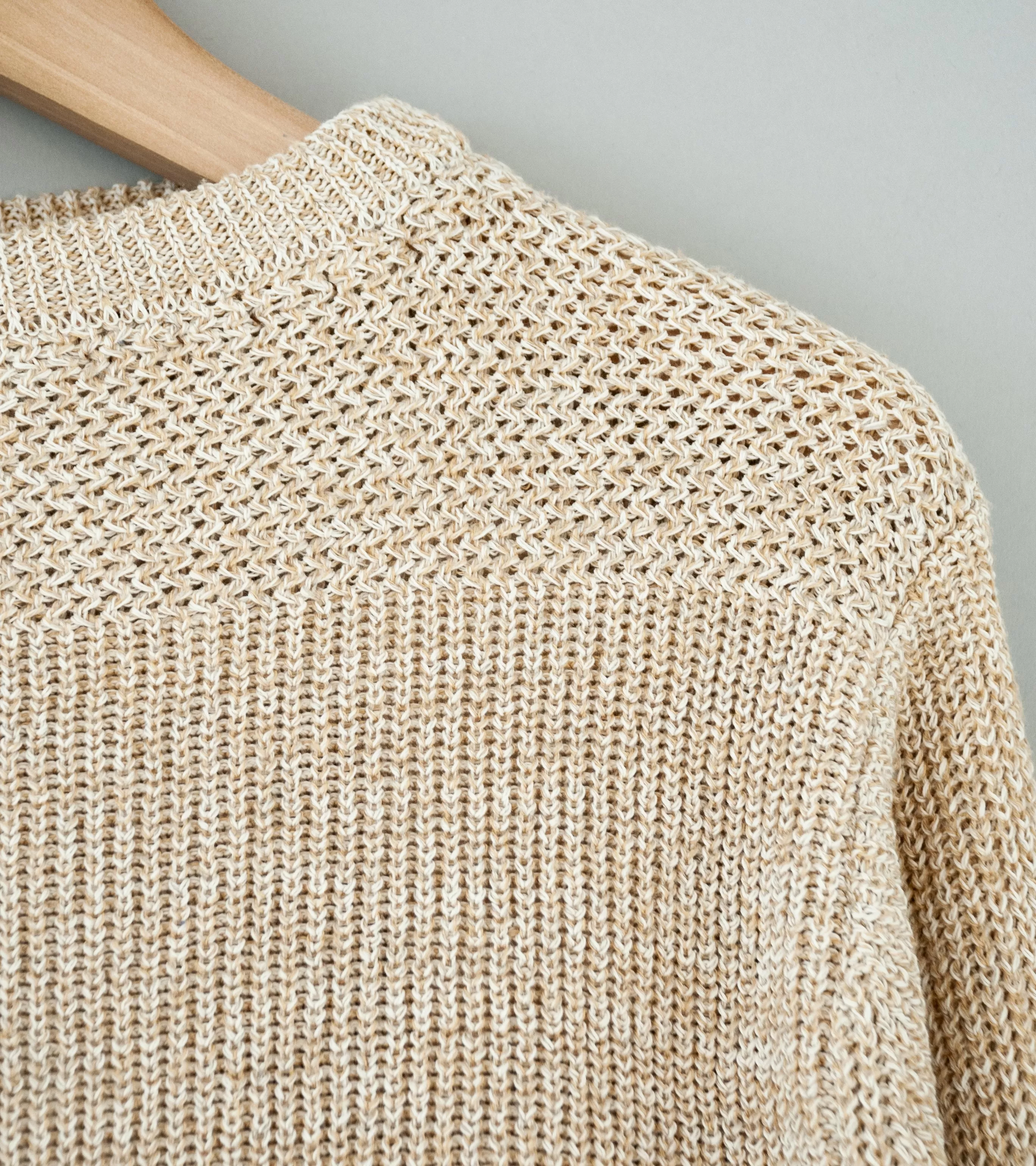 Taiga Takahashi 'Lot 515 A.R.C. Sweater' (Mix Beige)