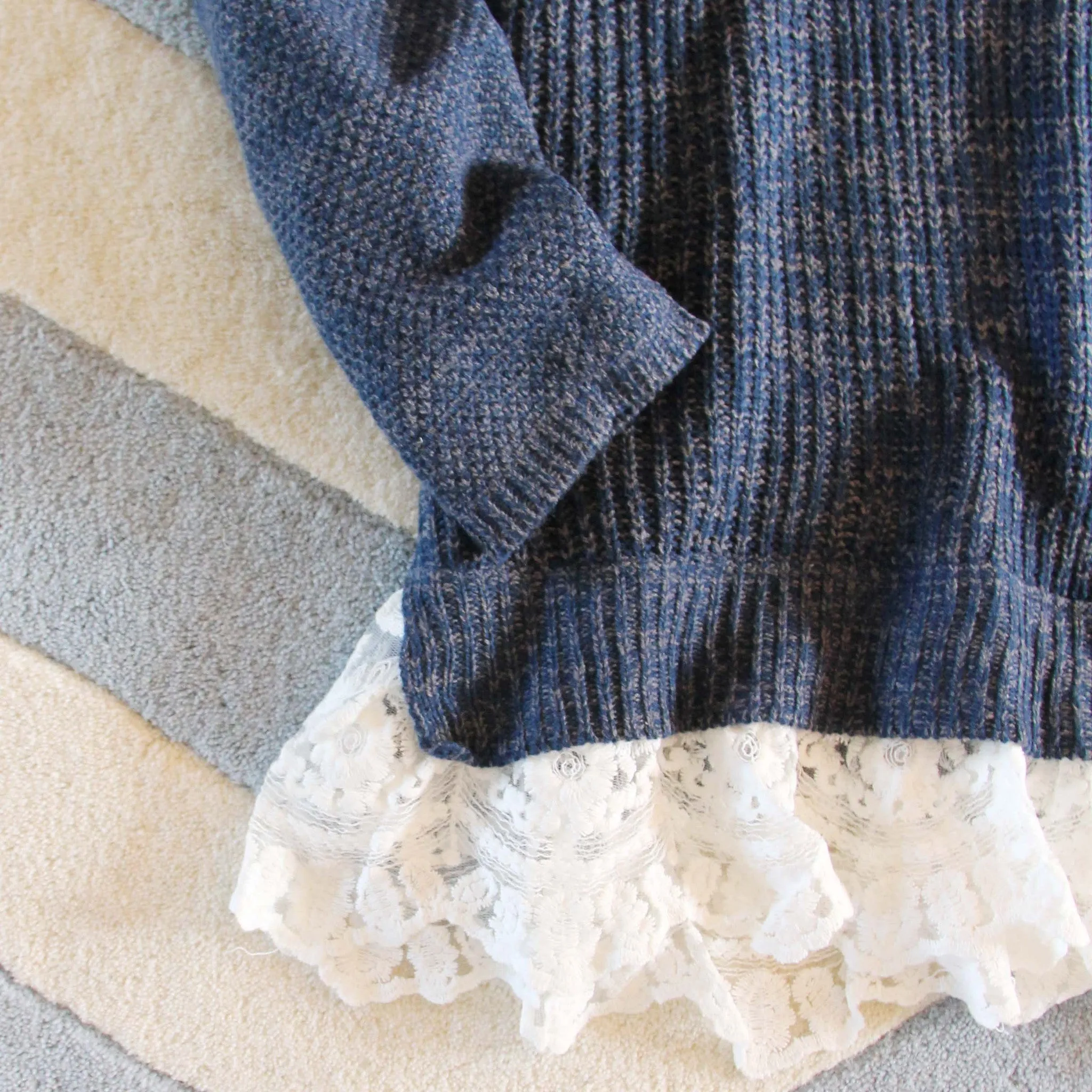 The Boyfriend Lace Sweater