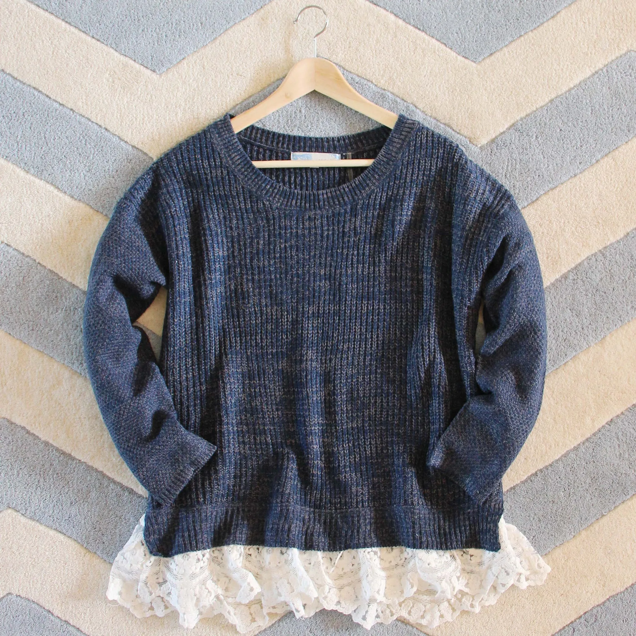 The Boyfriend Lace Sweater