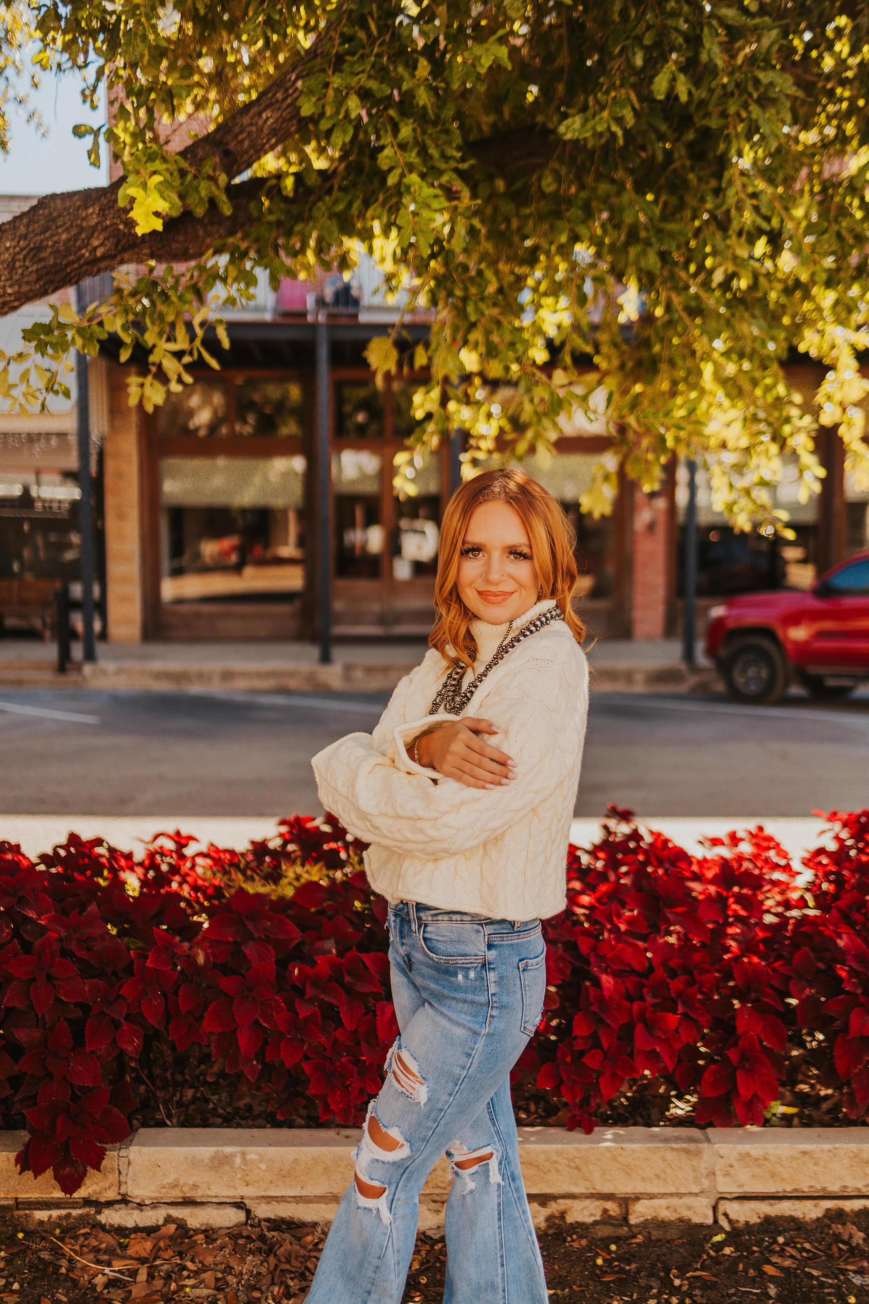 The Let’s Get Cozy Sweater in Ivory