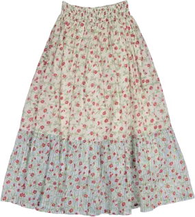 WHOOPI CUSTOM SKIRT-Crimson Wildrose