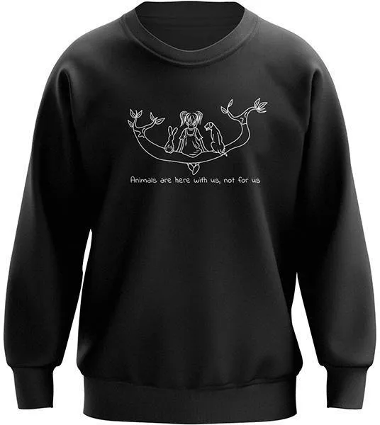 With Animals | Vegan Crewneck (Female Edition)