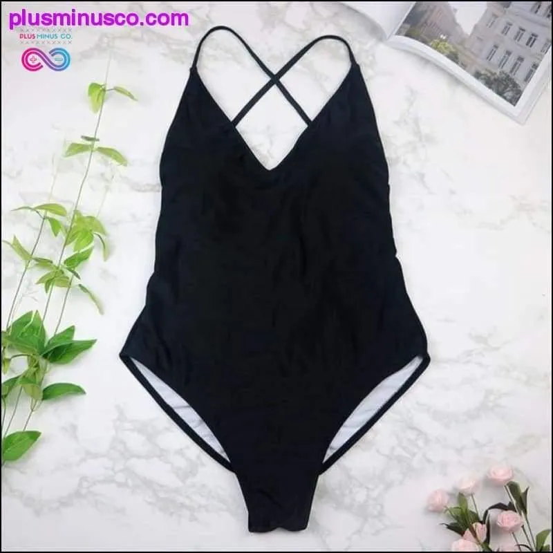 Women Swimwear Sexy high cut one piece Backless