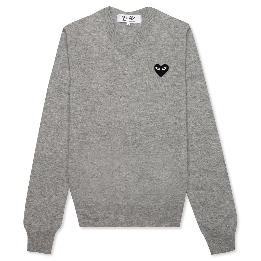 Women's Knit Sweater - Grey