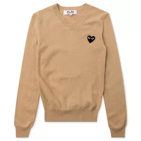 Women's Knit Sweater - Tan