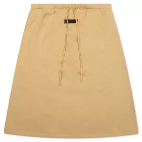 Women's Midlength Skirt - Sand