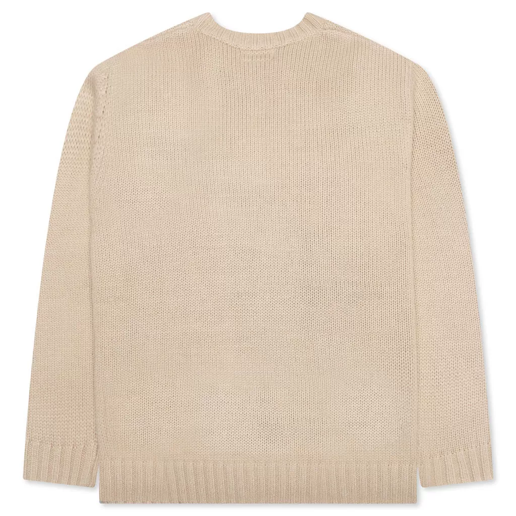 Workshop Bear Knit Sweater - Cream